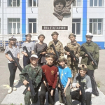 Команда «Гагаринцы» активно готовятся к финалу Всероссийской военно-патриотической игры «Зарница 2.0»