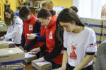 Северчане подготовили новогодние посылки для наших земляков на фронте